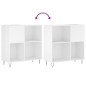 vidaXL Mueble para discos madera contrachapada blanco 84,5x38x89 cm vidaXL Mueble para discos madera contrachapada blanco 84,5x38x89 cm