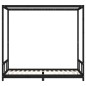 vidaXL Estructura de cama para niños madera de pino negro 90x200 cm vidaXL Estructura de cama para niños madera de pino negro 90x200 cm