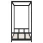 vidaXL Estructura de cama para niños madera de pino negro 90x200 cm vidaXL Estructura de cama para niños madera de pino negro 90x200 cm