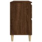 vidaXL Armario de lavabo madera contrachapada roble marrón 80x33x60 cm vidaXL Armario de lavabo madera contrachapada roble marrón 80x33x60 cm