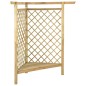 vidaXL Pérgola esquinera con banco madera pino impregnada 166x81x174cm vidaXL Pérgola esquinera con banco madera pino impregnada 166x81x174cm