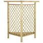 vidaXL Pérgola esquinera con banco madera pino impregnada 166x81x174cm vidaXL Pérgola esquinera con banco madera pino impregnada 166x81x174cm