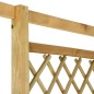 vidaXL Pérgola esquinera con banco madera pino impregnada 166x81x174cm vidaXL Pérgola esquinera con banco madera pino impregnada 166x81x174cm