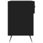 vidaXL Banco zapatero madera de ingeniería negro 102x35x55 cm vidaXL Banco zapatero madera de ingeniería negro 102x35x55 cm