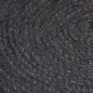 vidaXL Alfombra de yute tejida a mano redonda gris 120 cm vidaXL Alfombra de yute tejida a mano redonda gris 120 cm
