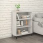 vidaXL Aparador de madera contrachapada gris Sonoma 69,5x32,5x90 cm vidaXL Aparador de madera contrachapada gris Sonoma 69,5x32,5x90 cm
