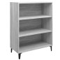 vidaXL Aparador de madera contrachapada gris Sonoma 69,5x32,5x90 cm vidaXL Aparador de madera contrachapada gris Sonoma 69,5x32,5x90 cm