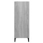vidaXL Aparador de madera contrachapada gris Sonoma 69,5x32,5x90 cm vidaXL Aparador de madera contrachapada gris Sonoma 69,5x32,5x90 cm