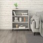 vidaXL Aparador de madera contrachapada gris Sonoma 69,5x32,5x90 cm vidaXL Aparador de madera contrachapada gris Sonoma 69,5x32,5x90 cm