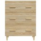 vidaXL Aparador de madera contrachapada roble Sonoma 70x34x90 cm vidaXL Aparador de madera contrachapada roble Sonoma 70x34x90 cm