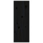 vidaXL Armario de pared de madera maciza de pino negro 30x30x80 cm vidaXL Armario de pared de madera maciza de pino negro 30x30x80 cm
