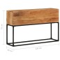 vidaXL Mesa consola de madera maciza de acacia 120x30x75 cm vidaXL Mesa consola de madera maciza de acacia 120x30x75 cm