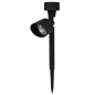 vidaXL Foco LED solar de exterior 12 uds negro vidaXL Foco LED solar de exterior 12 uds negro
