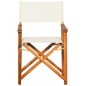 vidaXL Silla de director de madera maciza de acacia vidaXL Silla de director de madera maciza de acacia