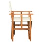 vidaXL Silla de director de madera maciza de acacia vidaXL Silla de director de madera maciza de acacia