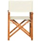 vidaXL Silla de director de madera maciza de acacia vidaXL Silla de director de madera maciza de acacia