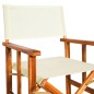 vidaXL Silla de director de madera maciza de acacia vidaXL Silla de director de madera maciza de acacia