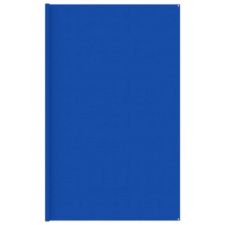 vidaXL Alfombra para tienda de campaña HDPE azul 400x400 cm
