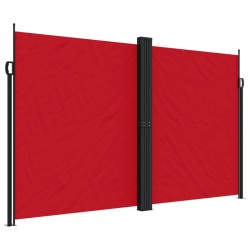 vidaXL Toldo lateral retráctil rojo 200x1000 cm