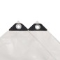 vidaXL Lona 650 g/m² 4x8 m blanco vidaXL Lona 650 g/m² 4x8 m blanco