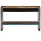vidaXL Mesa consola madera maciza reciclada 120x30x76 cm