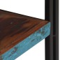 vidaXL Mesa consola madera maciza reciclada 120x30x76 cm