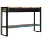 vidaXL Mesa consola madera maciza reciclada 120x30x76 cm