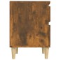 vidaXL Mesita de noche roble ahumado 40x35x50 cm vidaXL Mesita de noche roble ahumado 40x35x50 cm