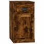 vidaXL Armario auxiliar y cajón madera contrachapada roble 40x50x75 cm vidaXL Armario auxiliar y cajón madera contrachapada roble 40x50x75 cm