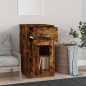 vidaXL Armario auxiliar y cajón madera contrachapada roble 40x50x75 cm vidaXL Armario auxiliar y cajón madera contrachapada roble 40x50x75 cm