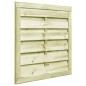 vidaXL Puerta de valla madera de pino impregnada verde 100x100 cm vidaXL Puerta de valla madera de pino impregnada verde 100x100 cm