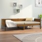 vidaXL Sofá cama de madera maciza de pino marrón miel 90x190 cm