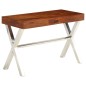 vidaXL Escritorio de madera maciza de acacia acabado miel 110x50x76 cm vidaXL Escritorio de madera maciza de acacia acabado miel 110x50x76 cm