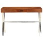 vidaXL Escritorio de madera maciza de acacia acabado miel 110x50x76 cm vidaXL Escritorio de madera maciza de acacia acabado miel 110x50x76 cm