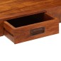 vidaXL Escritorio de madera maciza de acacia acabado miel 110x50x76 cm vidaXL Escritorio de madera maciza de acacia acabado miel 110x50x76 cm