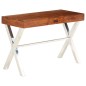 vidaXL Escritorio de madera maciza de acacia acabado miel 110x50x76 cm vidaXL Escritorio de madera maciza de acacia acabado miel 110x50x76 cm