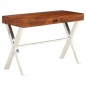 vidaXL Escritorio de madera maciza de acacia acabado miel 110x50x76 cm vidaXL Escritorio de madera maciza de acacia acabado miel 110x50x76 cm