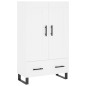 vidaXL Aparador alto madera de ingeniería blanco 69,5x31x115 cm