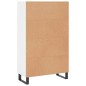 vidaXL Aparador alto madera de ingeniería blanco 69,5x31x115 cm