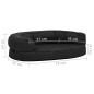 vidaXL Colchón de cama de perro ergonómico aspecto lino negro 75x53cm vidaXL Colchón de cama de perro ergonómico aspecto lino negro 75x53cm