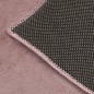 vidaXL Alfombra de pelo sintético de conejo rosa envejecido 180x270 cm