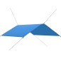 vidaXL Toldo de jardín azul 4x4 m
