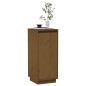 vidaXL Aparador de madera maciza de pino marrón miel 31,5x34x75 cm vidaXL Aparador de madera maciza de pino marrón miel 31,5x34x75 cm