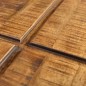 vidaXL Mesa de centro cuadrada de madera de mango marrón 