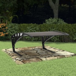 vidaXL Tejavana para robot cortacésped negro 77x103x46 cm