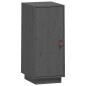 vidaXL Aparador de madera maciza de pino gris 34x40x75 cm vidaXL Aparador de madera maciza de pino gris 34x40x75 cm