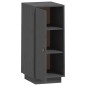 vidaXL Aparador de madera maciza de pino gris 34x40x75 cm vidaXL Aparador de madera maciza de pino gris 34x40x75 cm