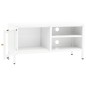 vidaXL Mueble para el televisor acero y vidrio blanco 90x30x44 cm vidaXL Mueble para el televisor acero y vidrio blanco 90x30x44 cm