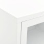 vidaXL Mueble para el televisor acero y vidrio blanco 90x30x44 cm vidaXL Mueble para el televisor acero y vidrio blanco 90x30x44 cm