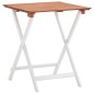 vidaXL Set muebles jardín 3 pzas madera maciza acacia marrón y blanco vidaXL Set muebles jardín 3 pzas madera maciza acacia marrón y blanco